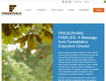 Tablet Screenshot of forestdaleinc.org